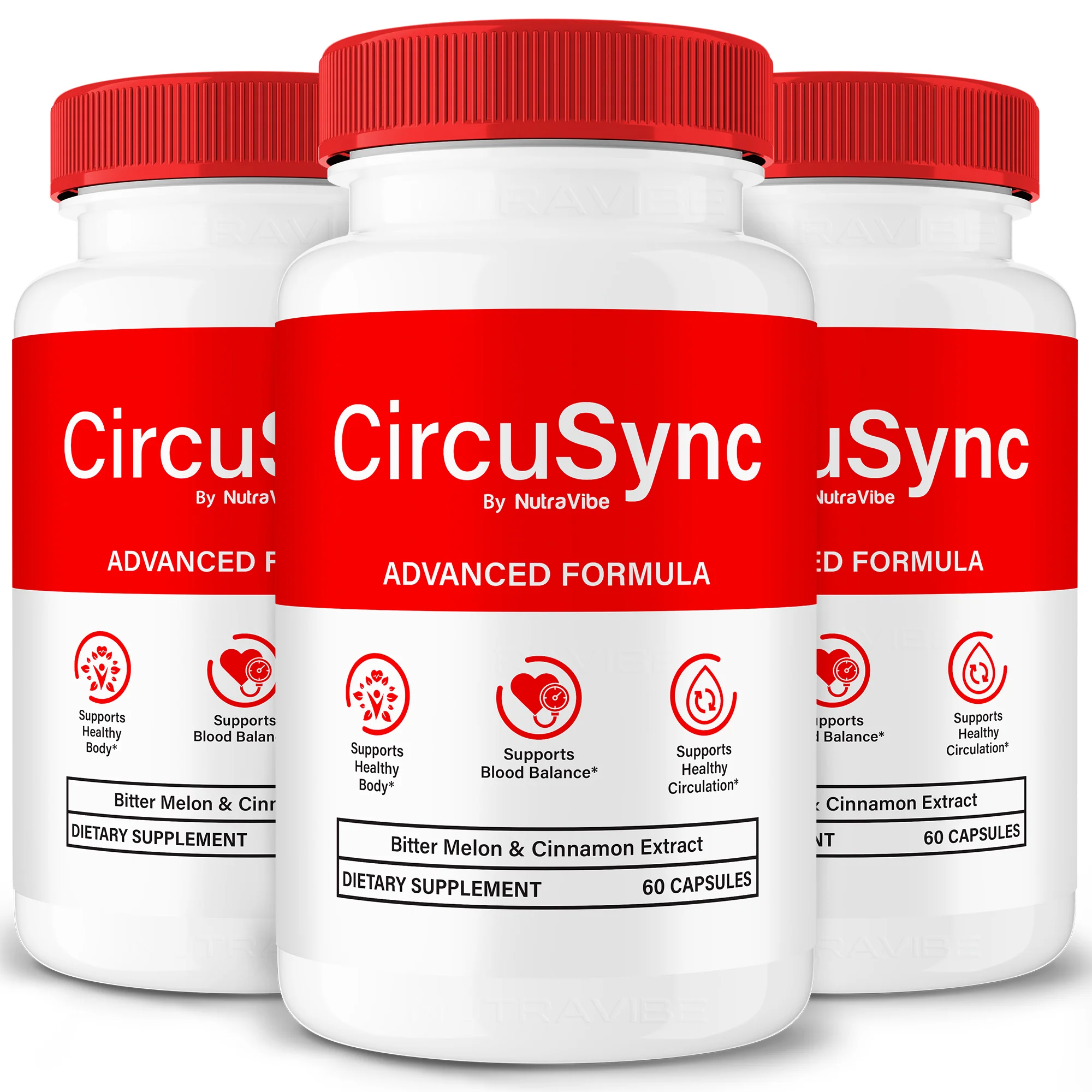 CircuSync blood sugar support supplement capsules bottles